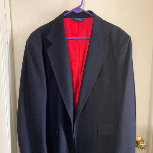 Pendleton navy wool blazer sz 46 - Picture 1 of 3